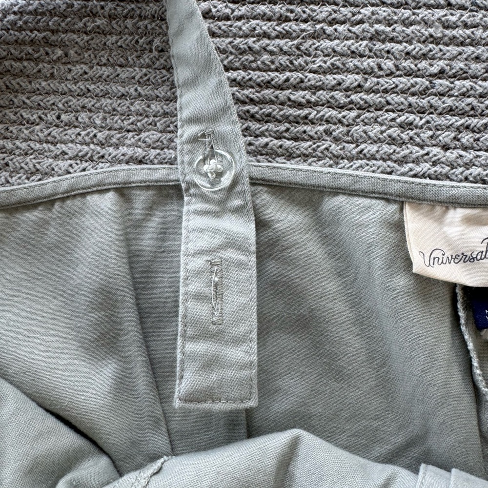 Universal Thread Sage Green Seamed Ankle Length Wide Leg Jumpsuit Size 12 NWT - Picture 9 of 13